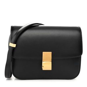 Celine Box Calfskin Medium Classic Flap Bag